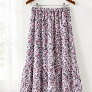 beachlunchlounge Multicolor Floral Maxi Skirt